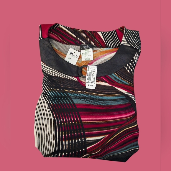 Multicolor Abstract Women's Top - Picture 6 of 7